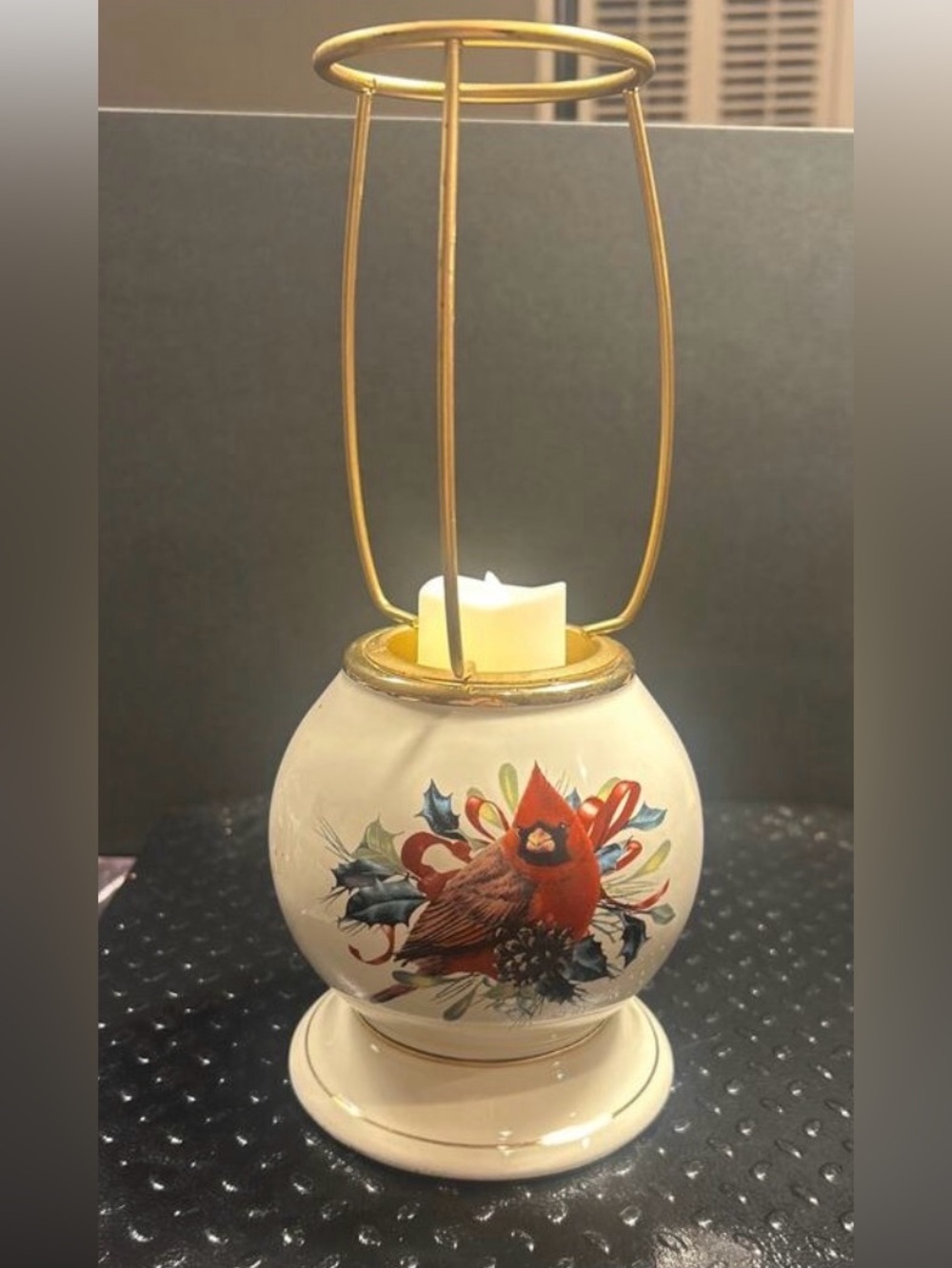 Lenox Winter Greetings Candle Lamp